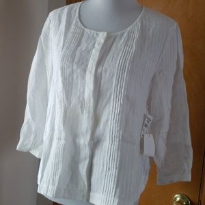 New FRAME linen Shirt Sz M